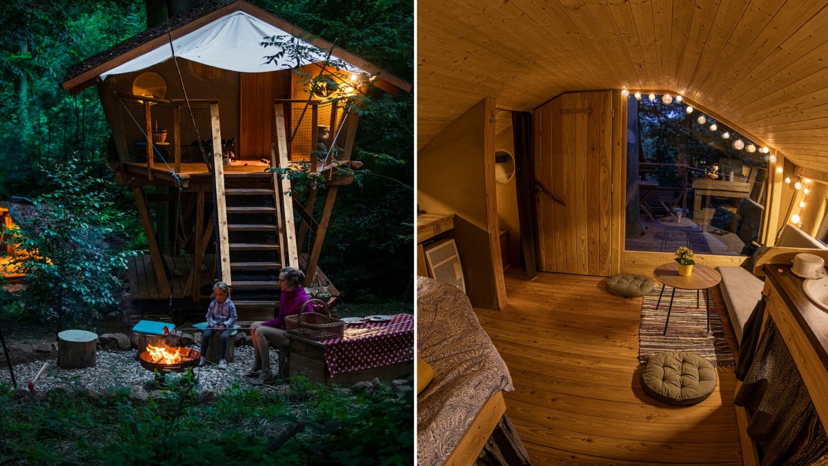 Glamping ČR – treehouse
