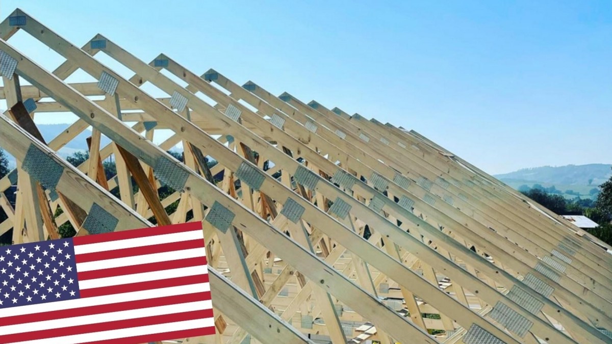 Vazníkové střechy jsou levnou alternativou tradičních krovů 