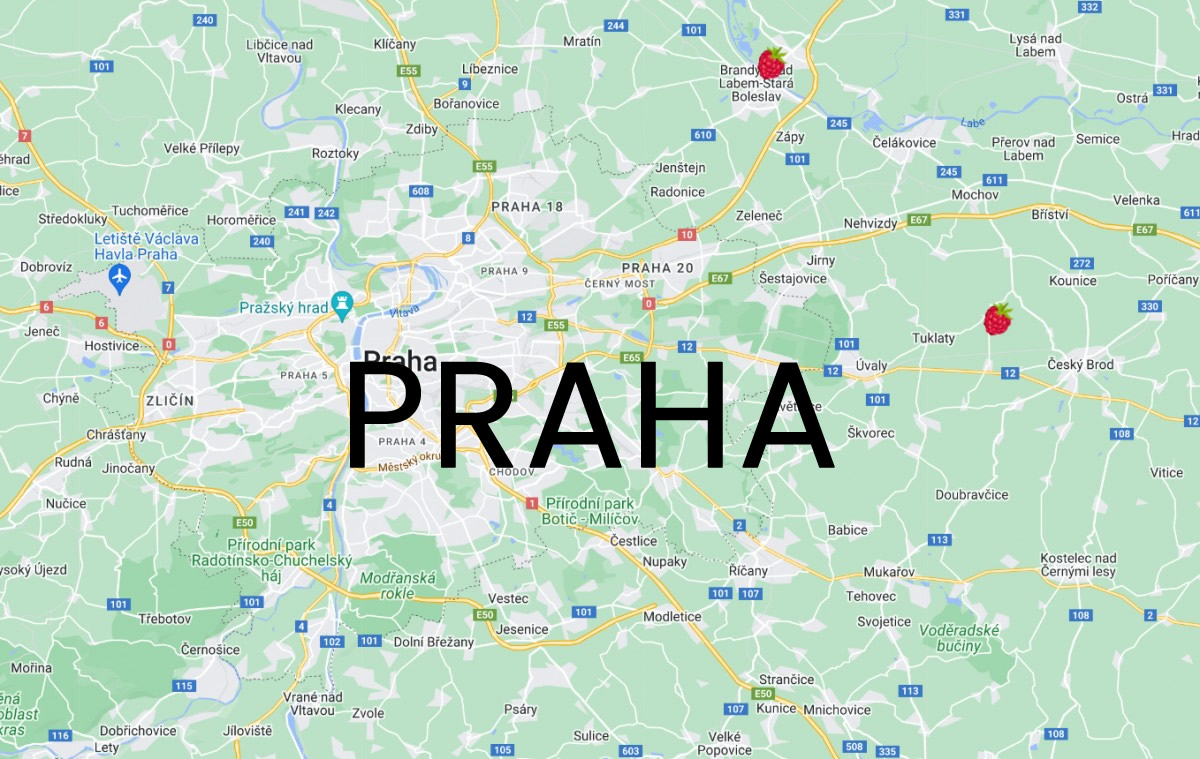 samosběr malin praha