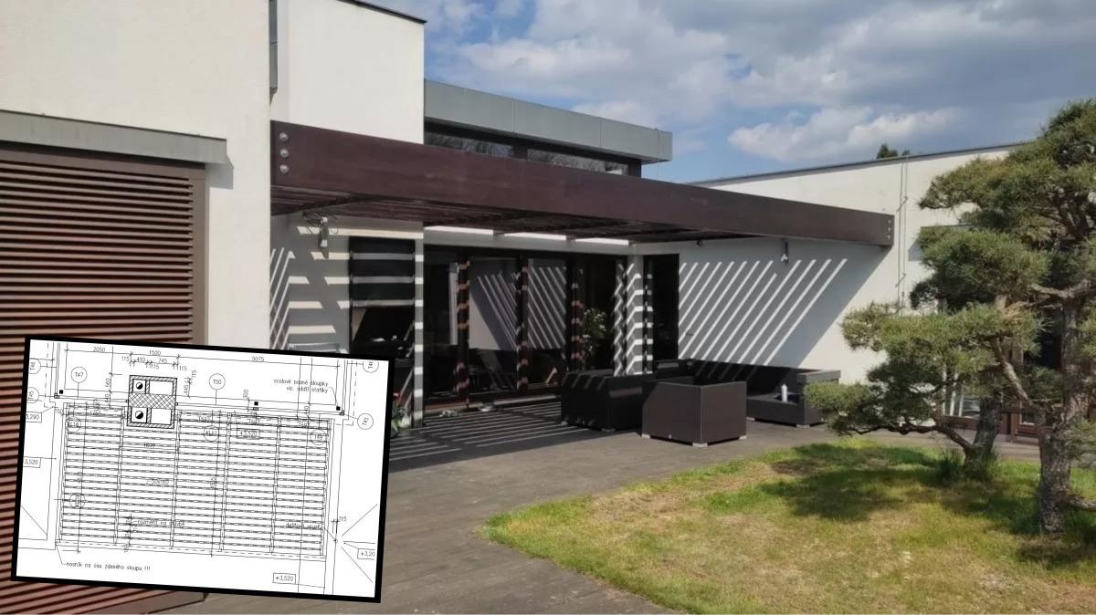 Pergola u domu svépomocí