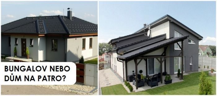Bungalov a patrový dům