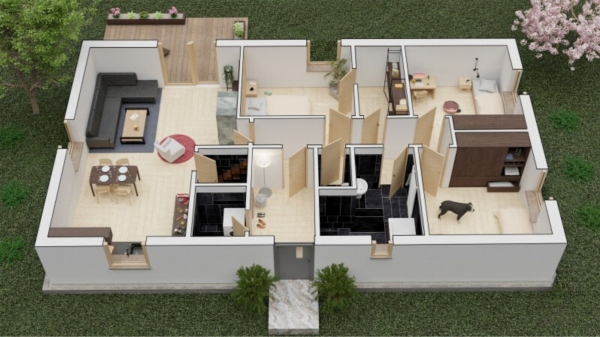 Bungalov na klíč 4kk