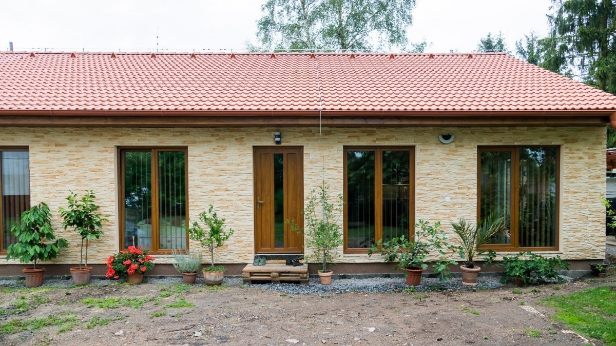 Dvojbungalov s tepelným čerpadlem