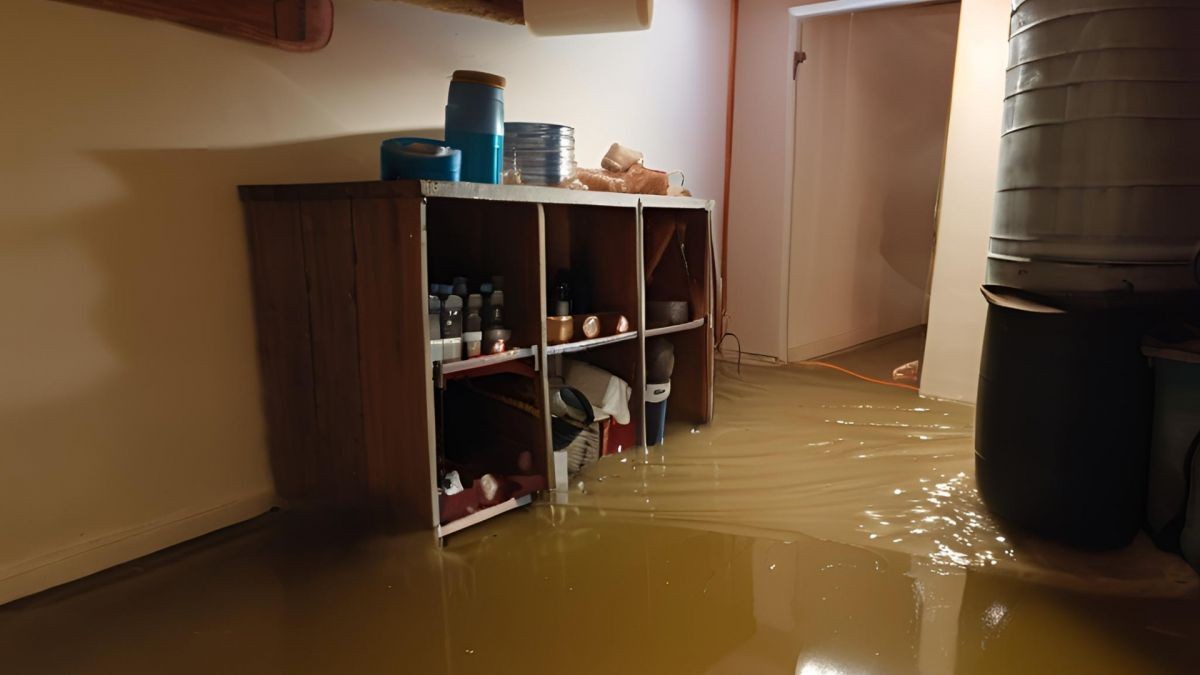 Přívalové deště sousedovi vytopily sklep