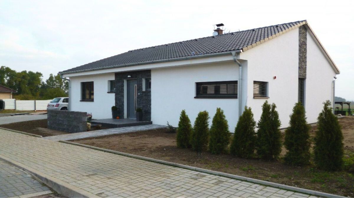 Bungalov pro tříčlennou rodinu