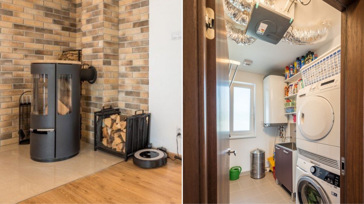 Podlahové vytápění a krbová kamna