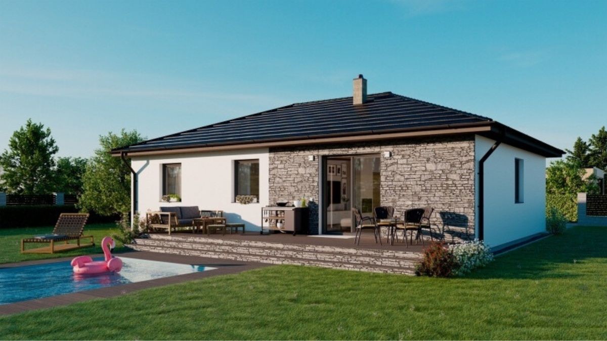 Moderní bungalov na klíč 4kk