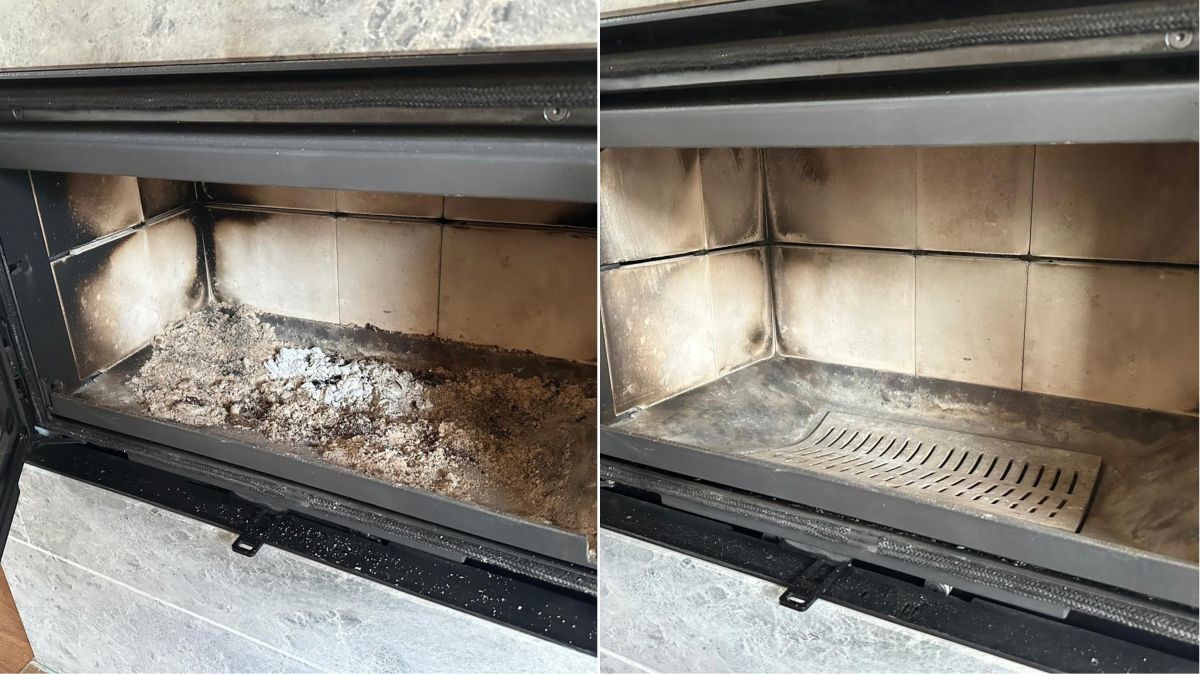 Vyčištění krbových kamen