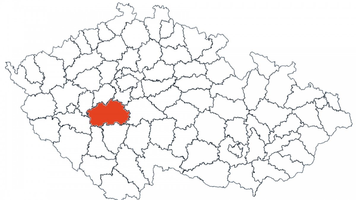 KV Z Pozn te Okresy R Na Slep Map Mnoho ech P ekvapiv Chybuje