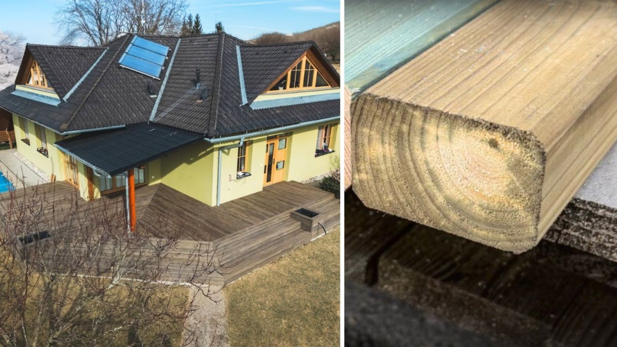 „Stačilo málo a stará terasa se pod námi propadla,“ říká Iva