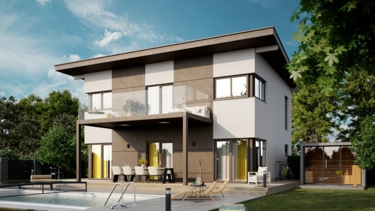 Moderní dům na patro