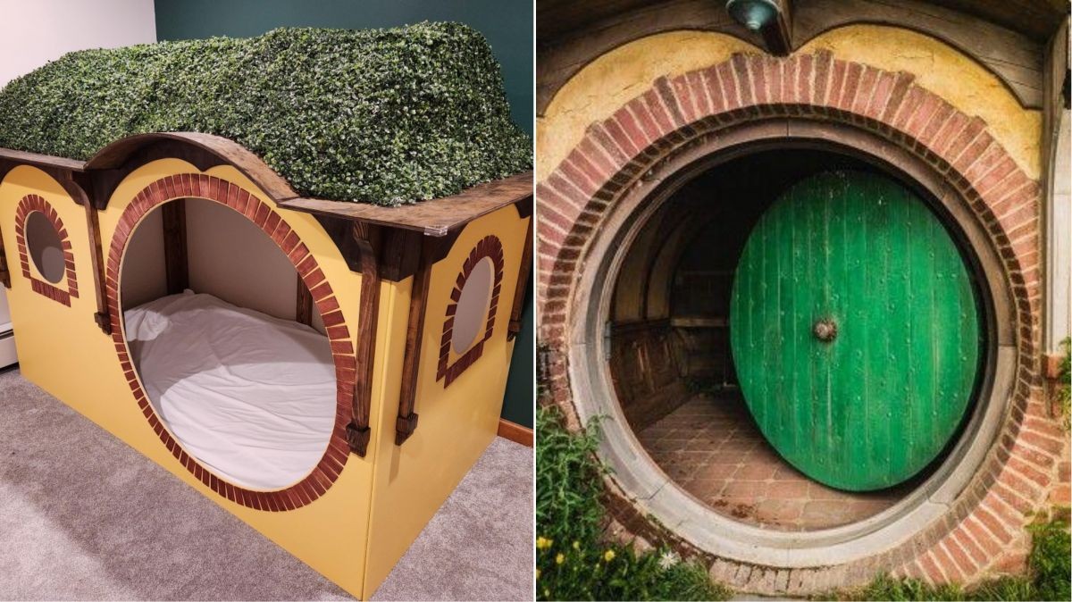 Dětská hobití postel