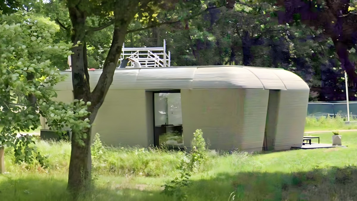 Manželé žijí v domě vytištěném na 3D tiskárně