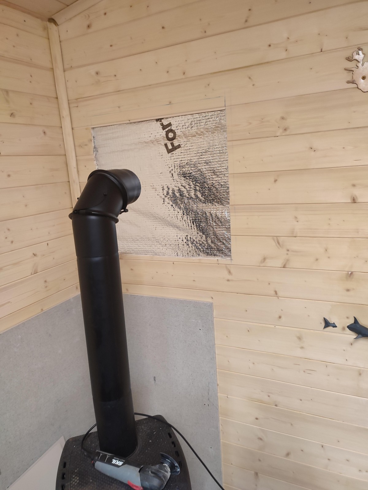 Stavba zašívárny – postup