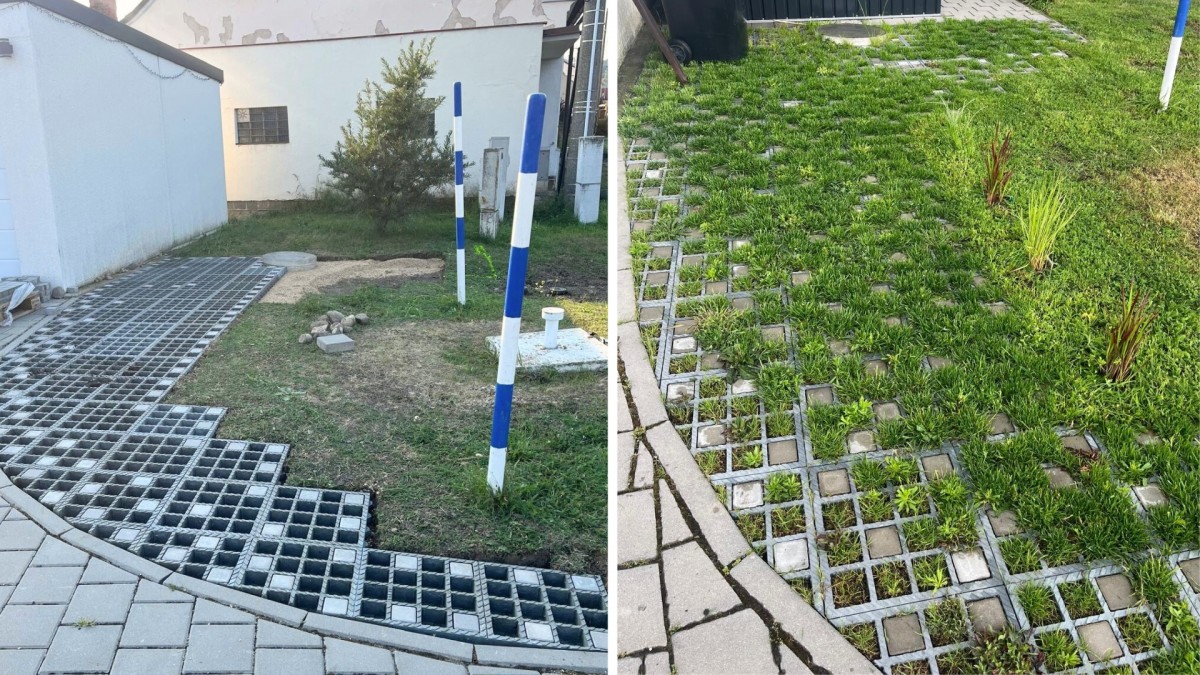 „Nechtěla jsem kolem domu rozpálený beton,“ říká Katka