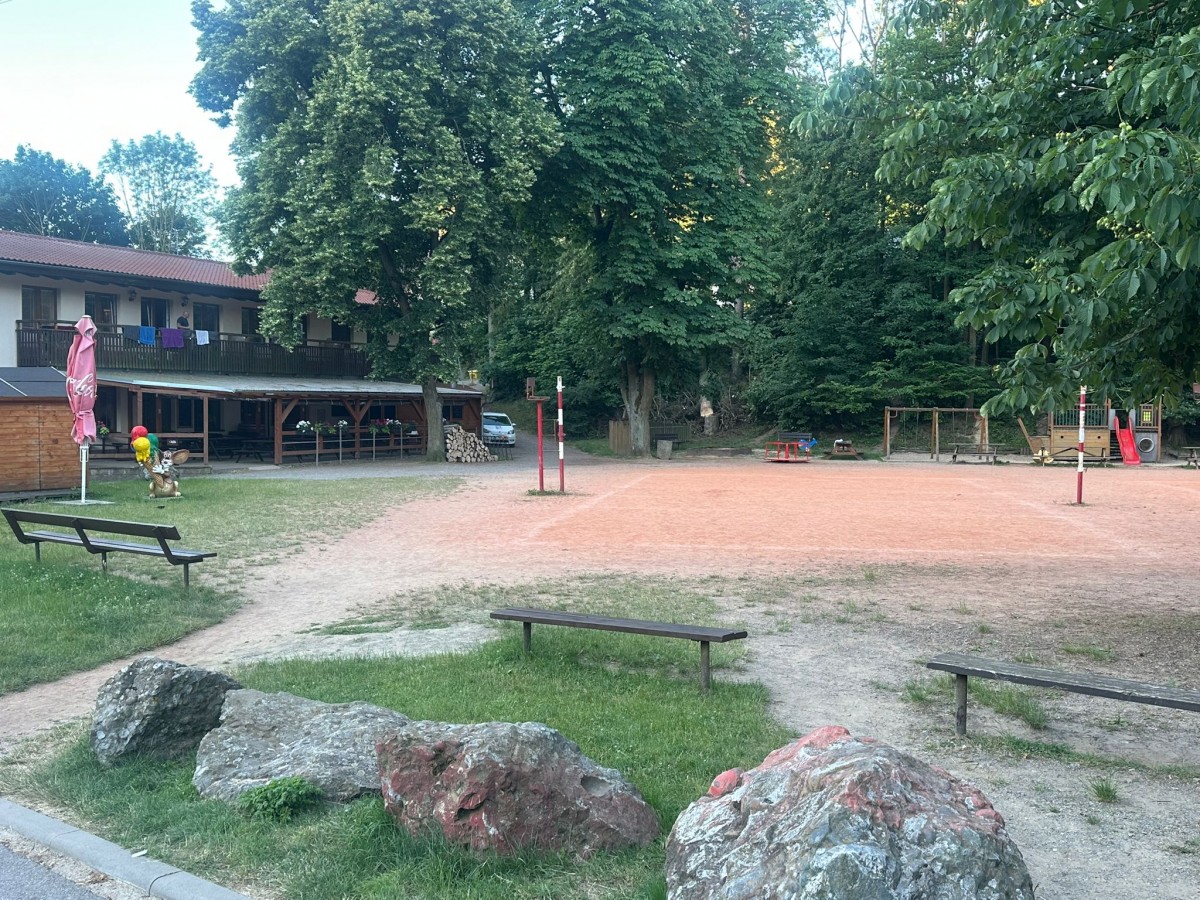 Zatopený lom na Moravě