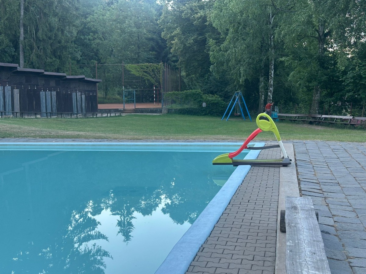Zatopený lom na Moravě
