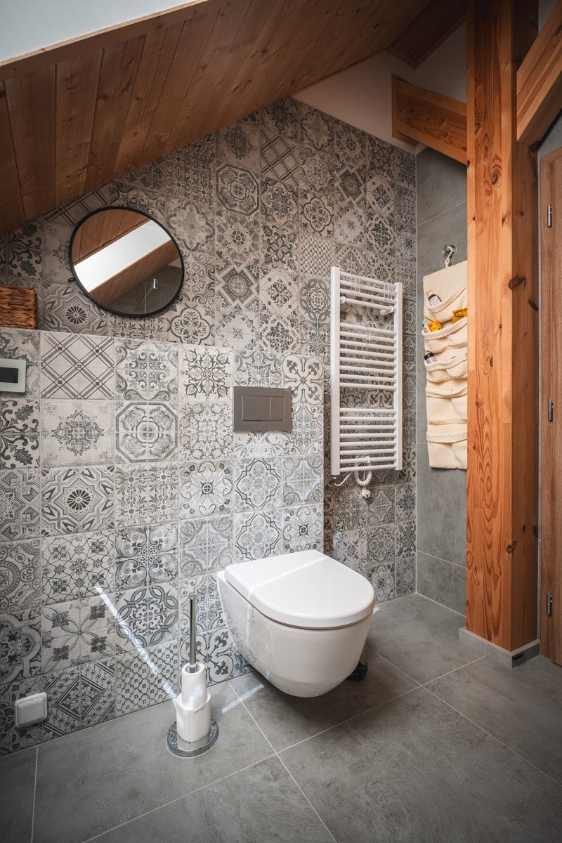 Moderní dřevostavba v Krušných horách