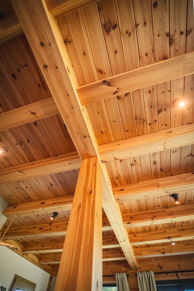 Moderní dřevostavba v Krušných horách