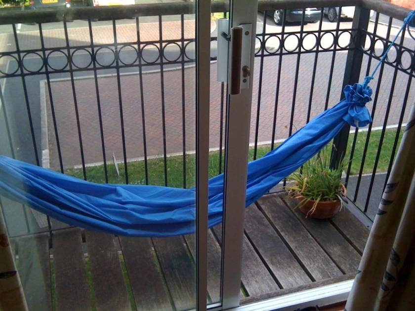 houpací síť hamaka