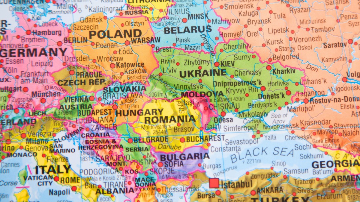 Poznáte státy východní Evropy na slepé mapě