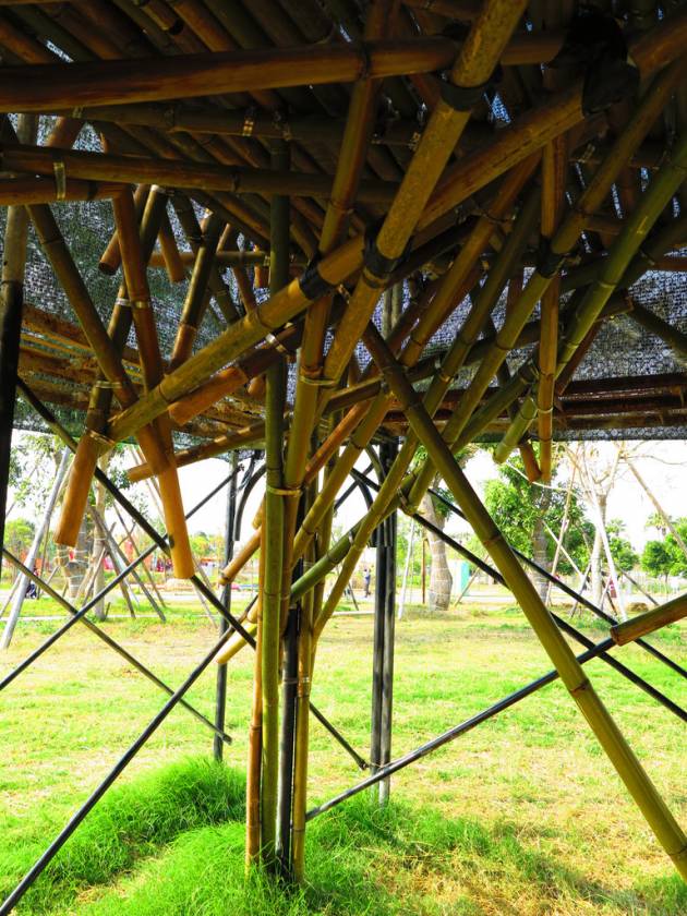 dřevostavby z bambusu