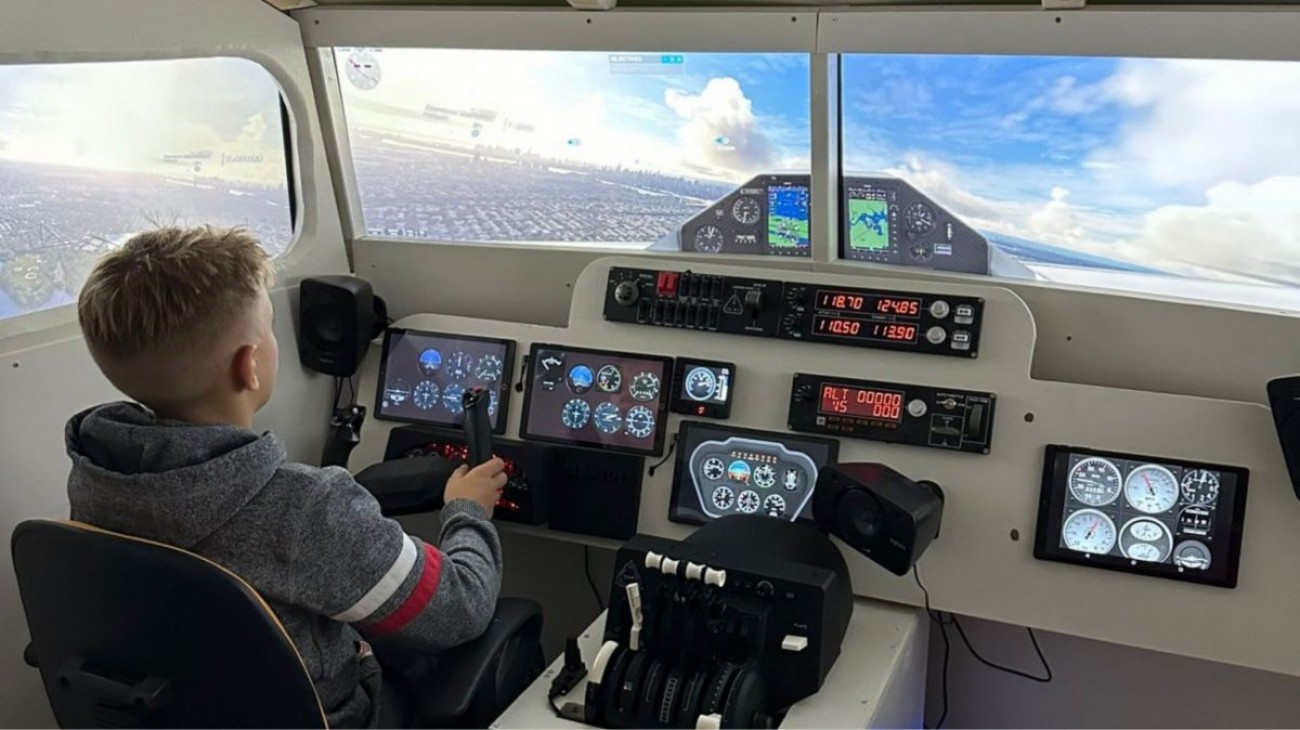 Letecký simulátor DIY