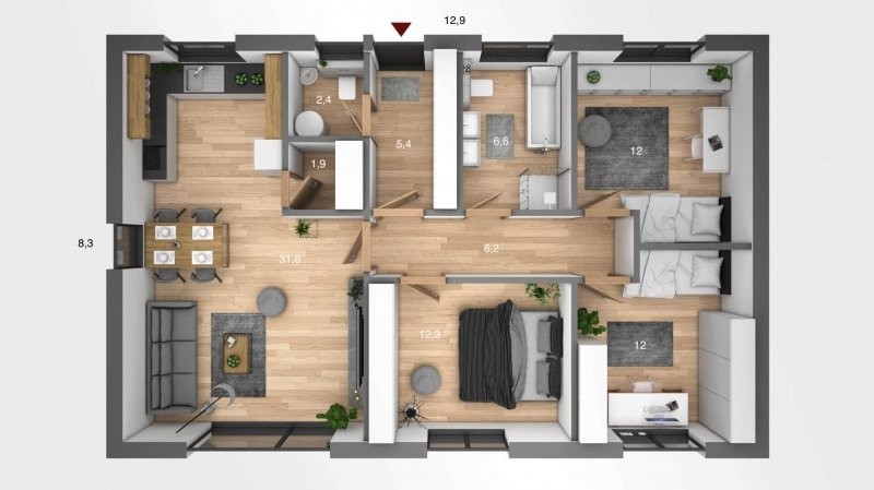 Dům pro rodiny s malými dětmi