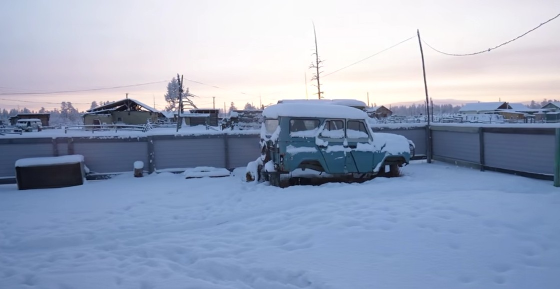 Mrazivé teploty Ojmjakon