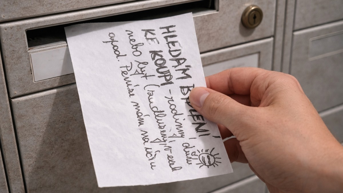 Letáčky „koupím dům v této lokalitě“ mohou klamat. Často se za nimi skrývá past