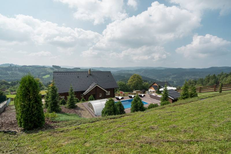 dřevostavba v Beskydech
