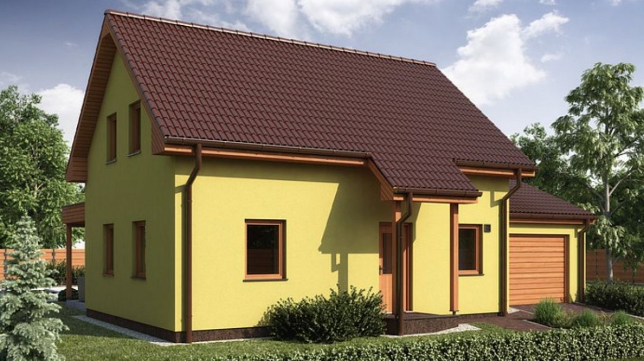 Dům s podkrovím a garáží