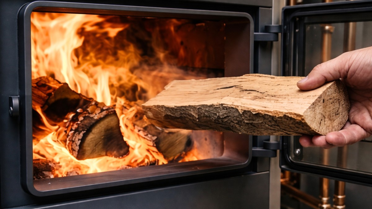 Spálením 1 kg dřeva s vlhkostí 0 % vznikne i 0,6 kg vody