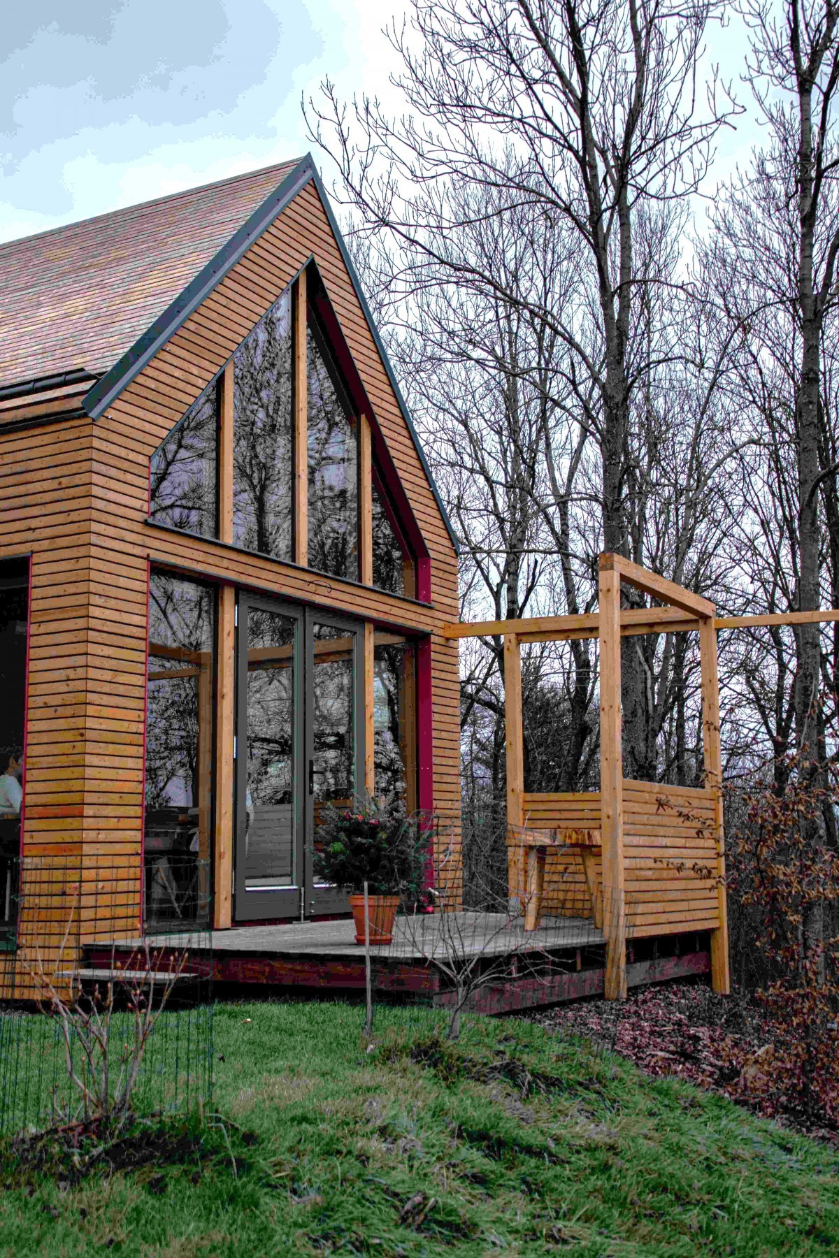 Dřevostavba Augustové a Bečváře