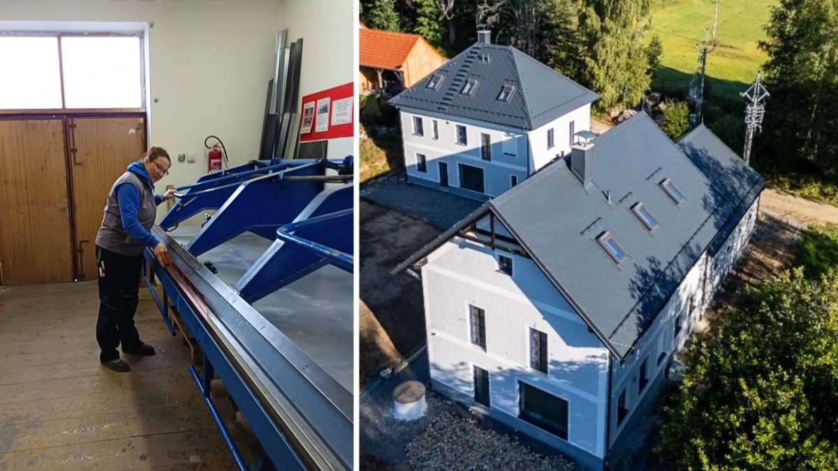 Z kanceláře rovnou na střechu. „Někteří mi tuto práci rozmlouvali,“ říká jedna z mála klempířek v Česku 