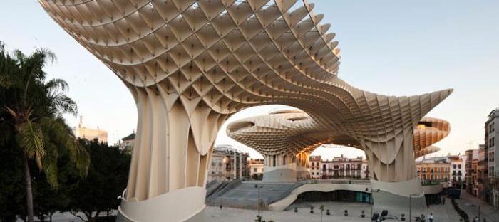 Metropol Parasol pohled z náměsrtí