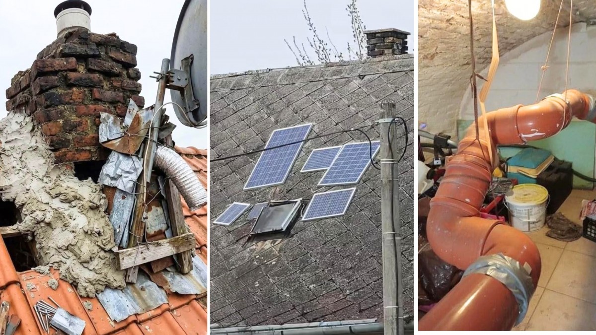 Fušeřina největšího kalibru. Češi se podělili o bizarní fotografie ze staveb