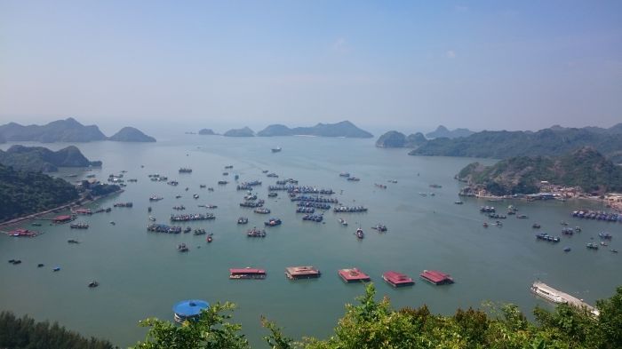 Hausboty v halong bay