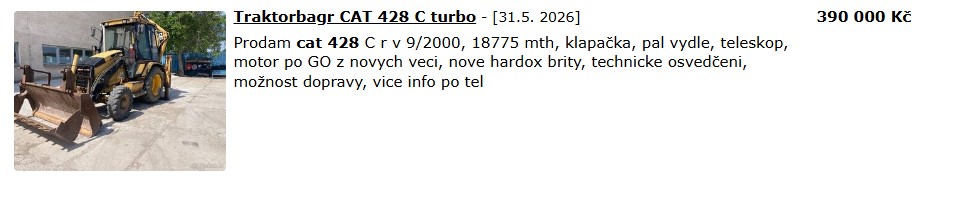 Investice do bagru