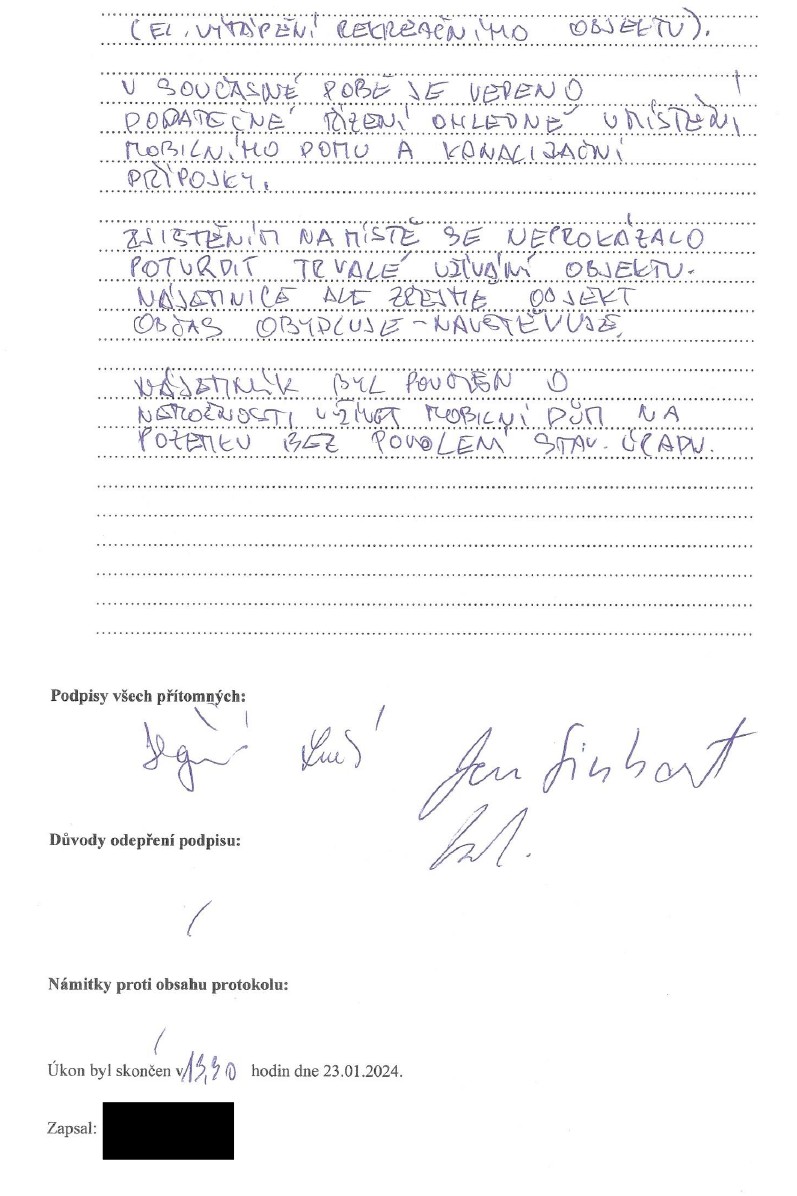 Vyvážení odpadu z chemického WC