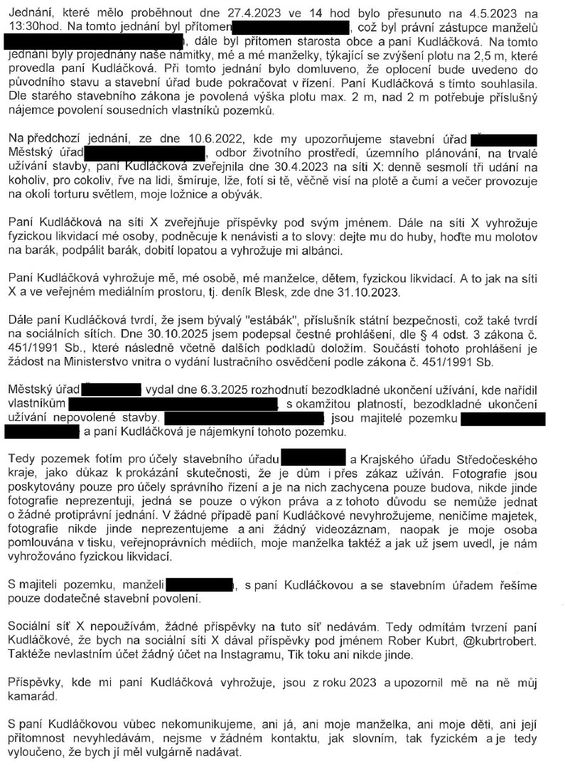 Herečka prolomila mlčení