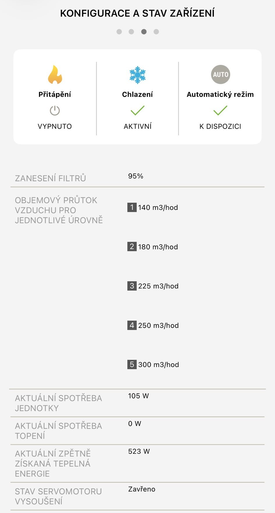 Chlazení domu rekuperací