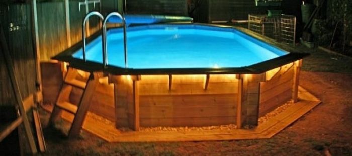 Dřevěný bazén svépomocí