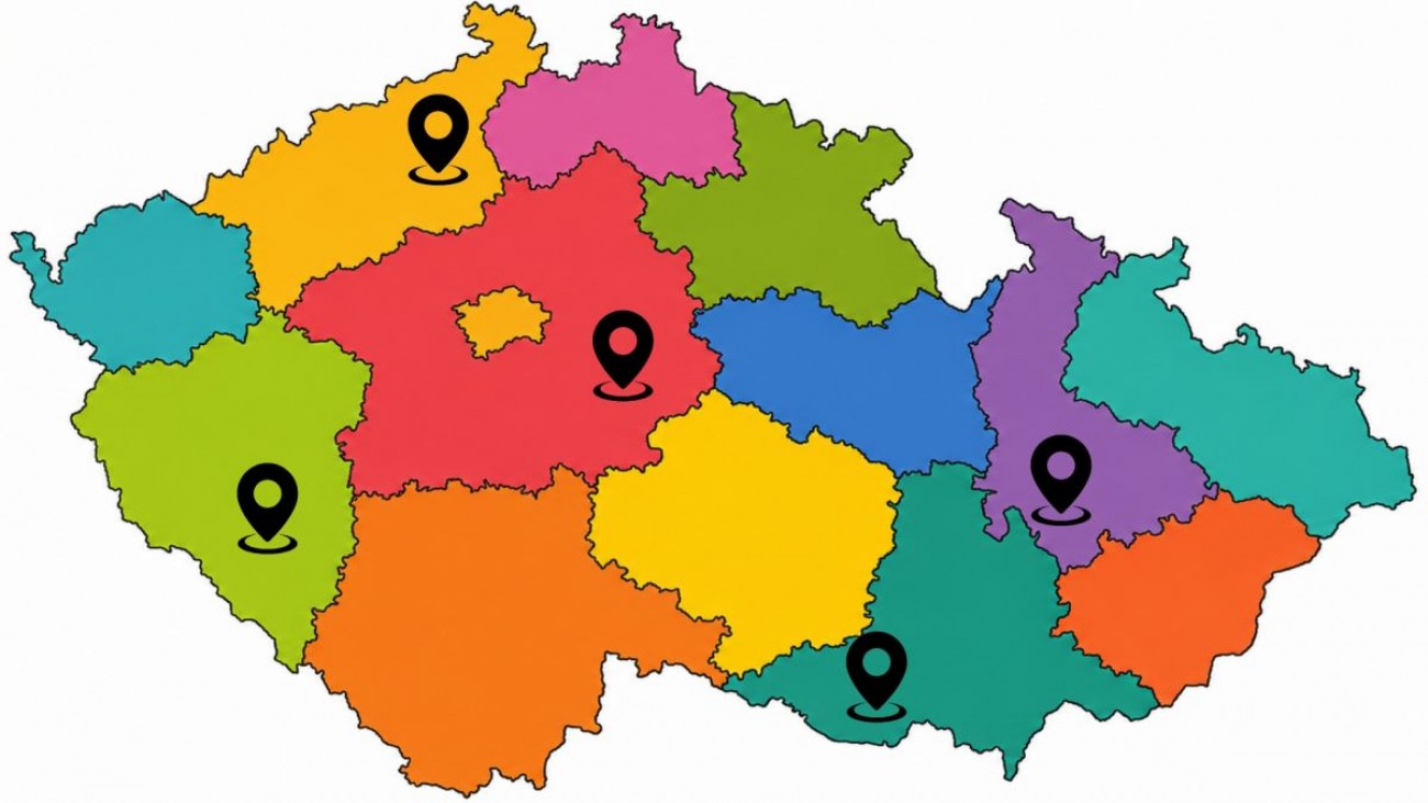 Těžký zeměpisný kvíz: Dokážete přiřadit česká města ke správným krajům?
