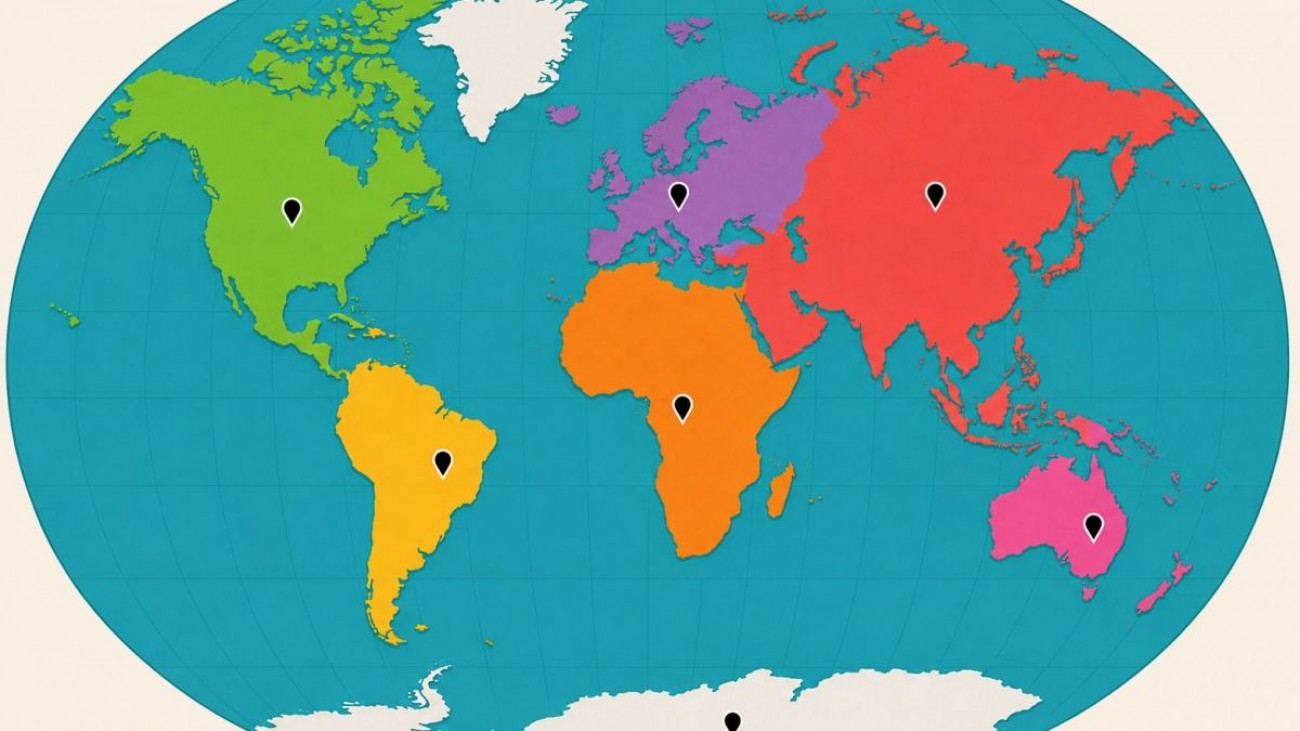 Přiřadíte jednotlivé státy ke správným světadílům? Nečekaně mnoho lidí chybuje
