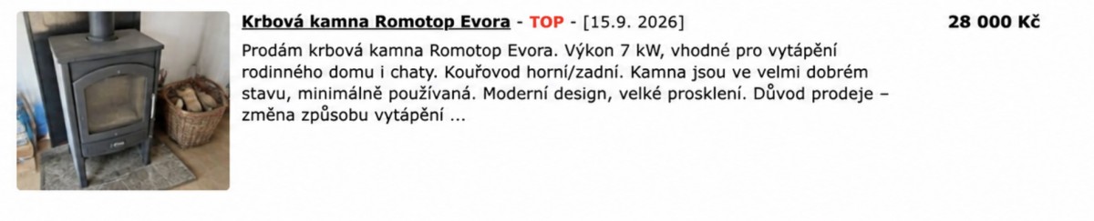 Levná krbová kamna