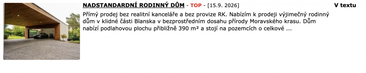 Rodinný dům za dobrou cenu