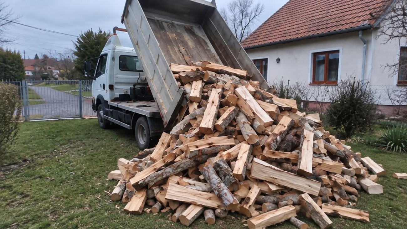Za naštípané dřevo si připlatil, aby neměl žádnou práci. Po dovozu zjistil, že stejně musí řezat