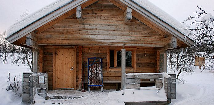 sauna v komplexu budov Hannukuru