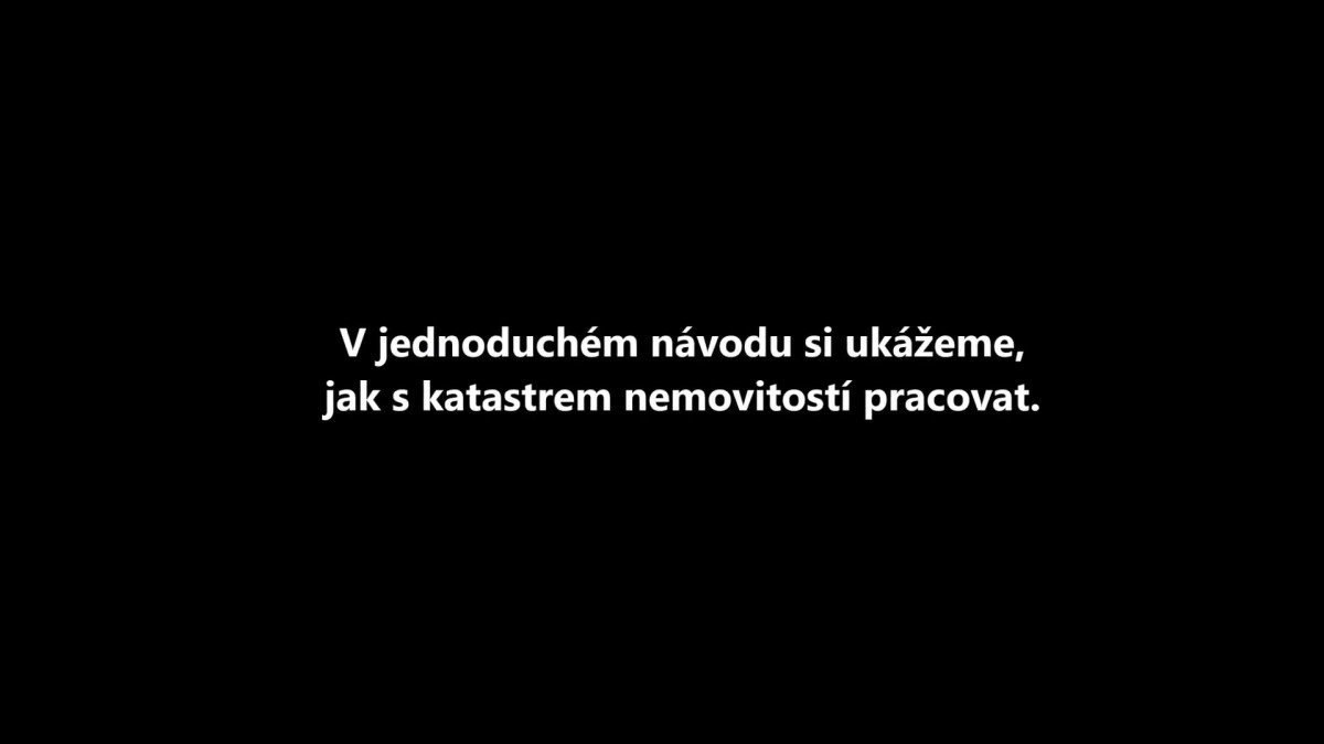 nahlížení do katastru nemovitostí